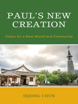 cover image of Paul's New Creation